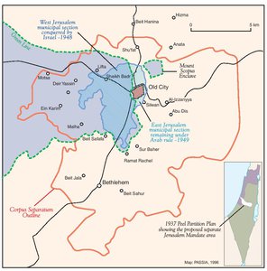 JERUSALEM AND THE CORPUS SEPARATUM PROPOSED IN 1947