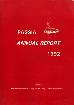PASSIA Annual Report 1992