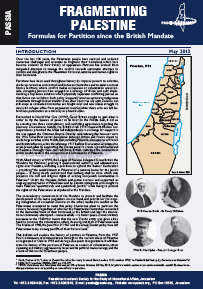 Fragmenting Palestine - Formulas for Partition since the British Mandate