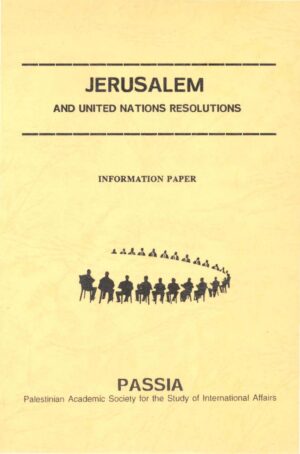 Jerusalem and United Nations Resolutions