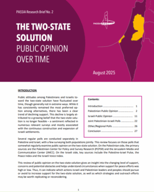 The Two-State Solution - Public Opinion Over Time